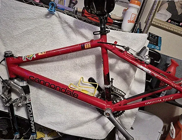 1990s Cannondale M800 manitou 3 fork