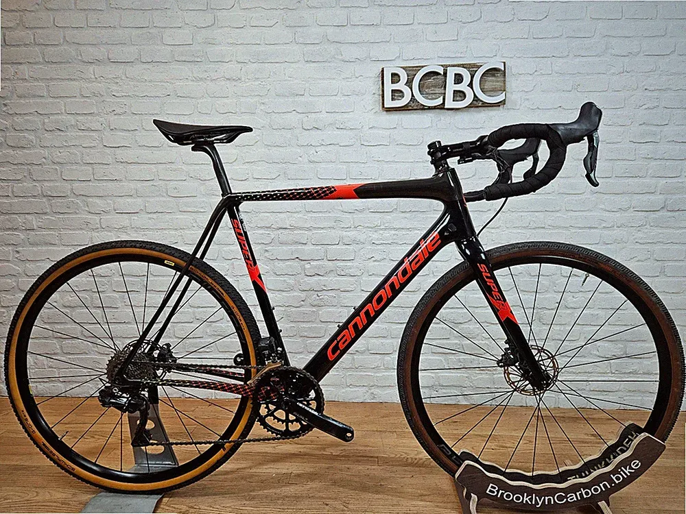 2019 Cannondale Super X Disc Carbon Fiber Gravel Bike Ultegra Di2 58cm