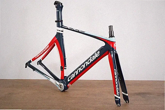 51cm Cannondale Slice Hi-Mod Carbon Rim Brake TT Triathlon Frameset HiMod