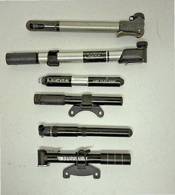 (6) Compact Bicycle Pumps Lezyne Blackburn Specialized PRO Cannondale Guardian