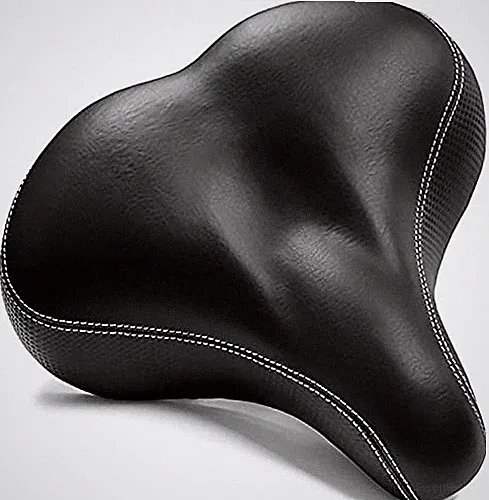 Bikerloo Extra Wide Replacement Saddle - Fits Indoor & Outdoor Bicycles