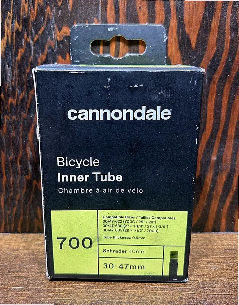 Cannondale Bicycle Inner Tube with 40mm Schrader Valve - 700 x 30-47mm