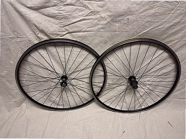 Cannondale C3 700c 135mm QR Aluminum Wheelset 32h Black 2E47