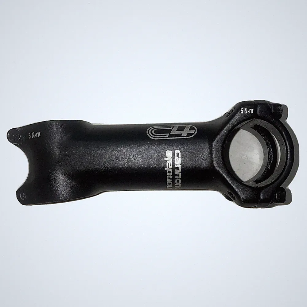 Cannondale C4 bicycle bike stem 100mm +/-7 degree 1 1/8th” black alloy Light
