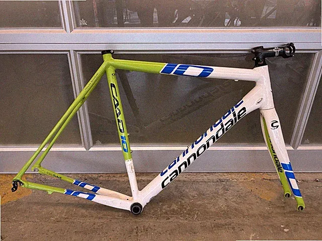 Cannondale CAAD10 Alloy Rim Brake Road Frameset Liquigas 56CM