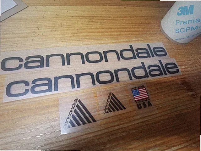 Cannondale Expert BMX Chrome 90s Old School Kit Decals Stickers Stickerステッ