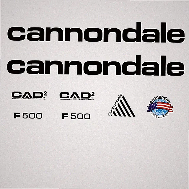 Cannondale F500 CAAD2 Bicycle Decals, Transfers, Stickers: n.965