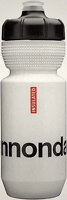 Cannondale Gripper Logo Insulated Water Bottle - 650ml - White - New