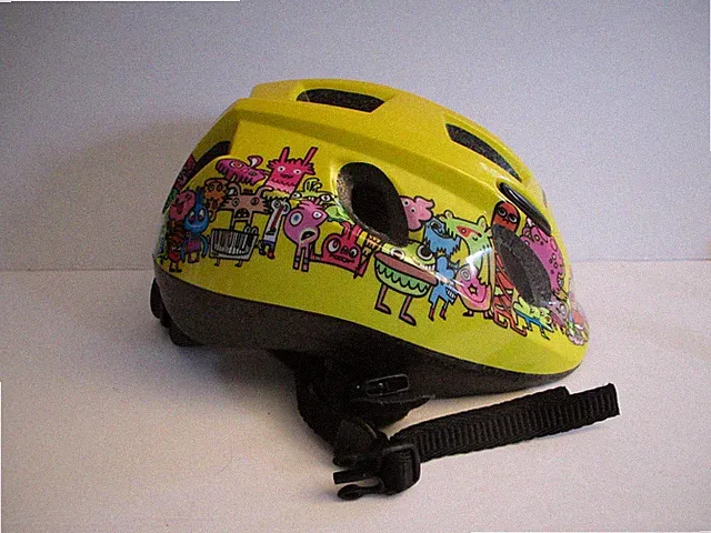 Cannondale Kids Bicycle Helmet XS Extra Small 48-54cm Burgerman NYC Artist EUC!
