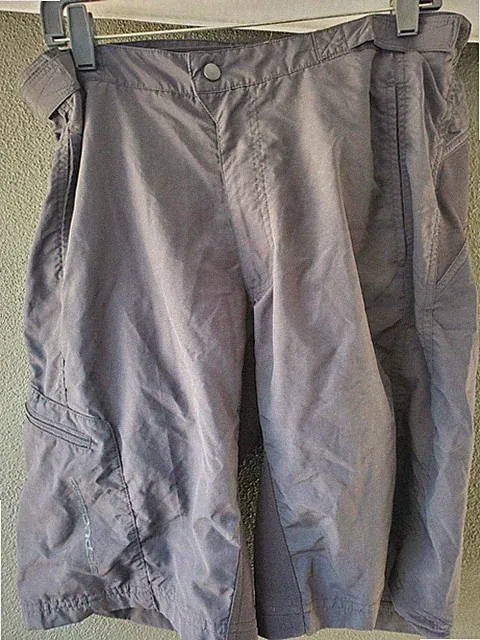 Cannondale Mens Mountain Bike Bicycle Cycling Button Lined Shorts Padded Size L