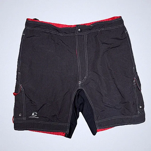 Cannondale Mountain Bike Shorts Men’s Medium Terra Trail Black Nylon MTB Unlined