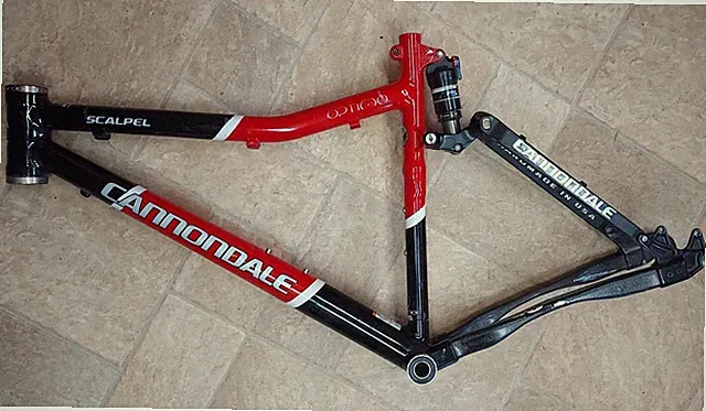 Cannondale Scalpel Full Suspension Mountain Bike Medium Frame Fox Shock