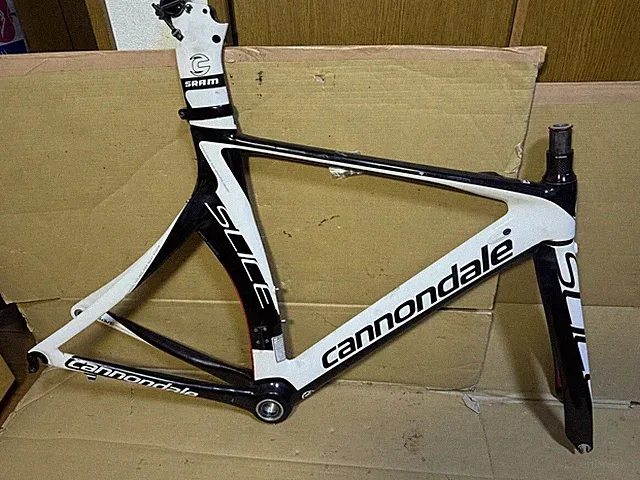 CANNONDALE Slice Freme Set Carbon TT Triathlon Bike Frame Size 510 USED