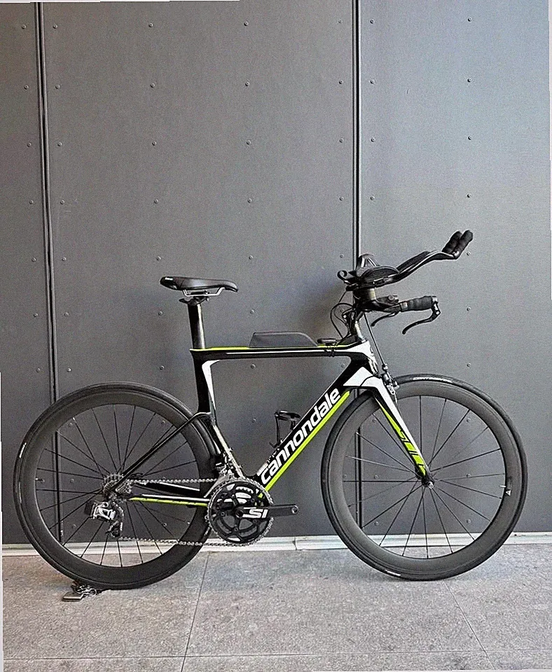 Cannondale Slice Hi-Mod 54cm Sram red etap carbon wheels triathlon bike tt
