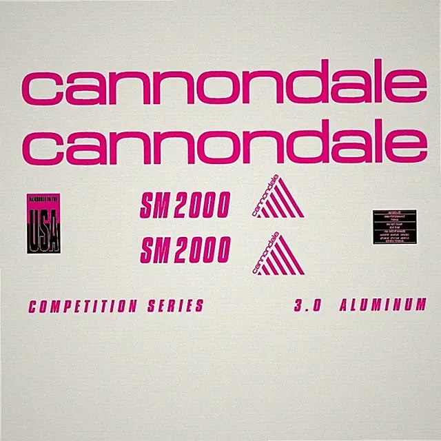 Cannondale SM2000 Decals, Stickers: n.910