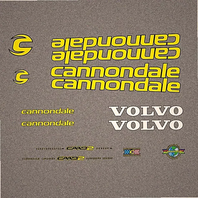 Cannondale Volvo Team CAAD2 MTB Decals, Stickers n.2021