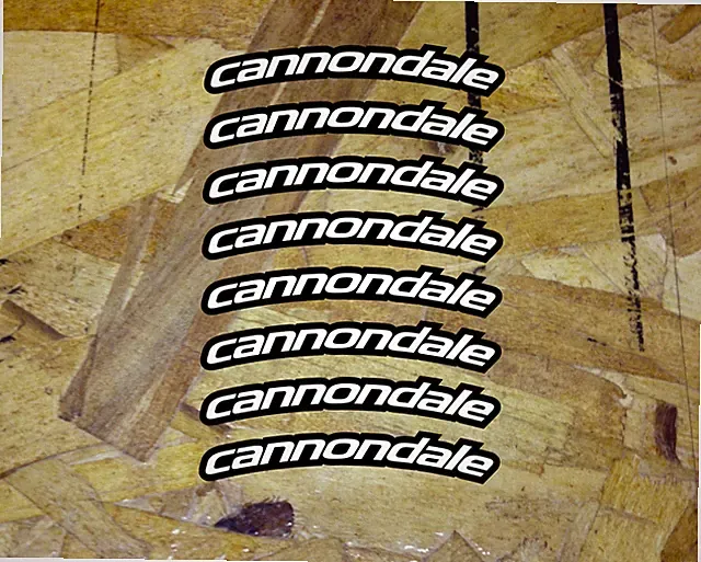 Cannondale Wheel Vinyl Custom Decals Stickers Bike Kit Replacement Protective