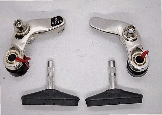 CODA A350 Cantilever Brakes Silver Vintage MTB CX Retro Classic - NEW in Box