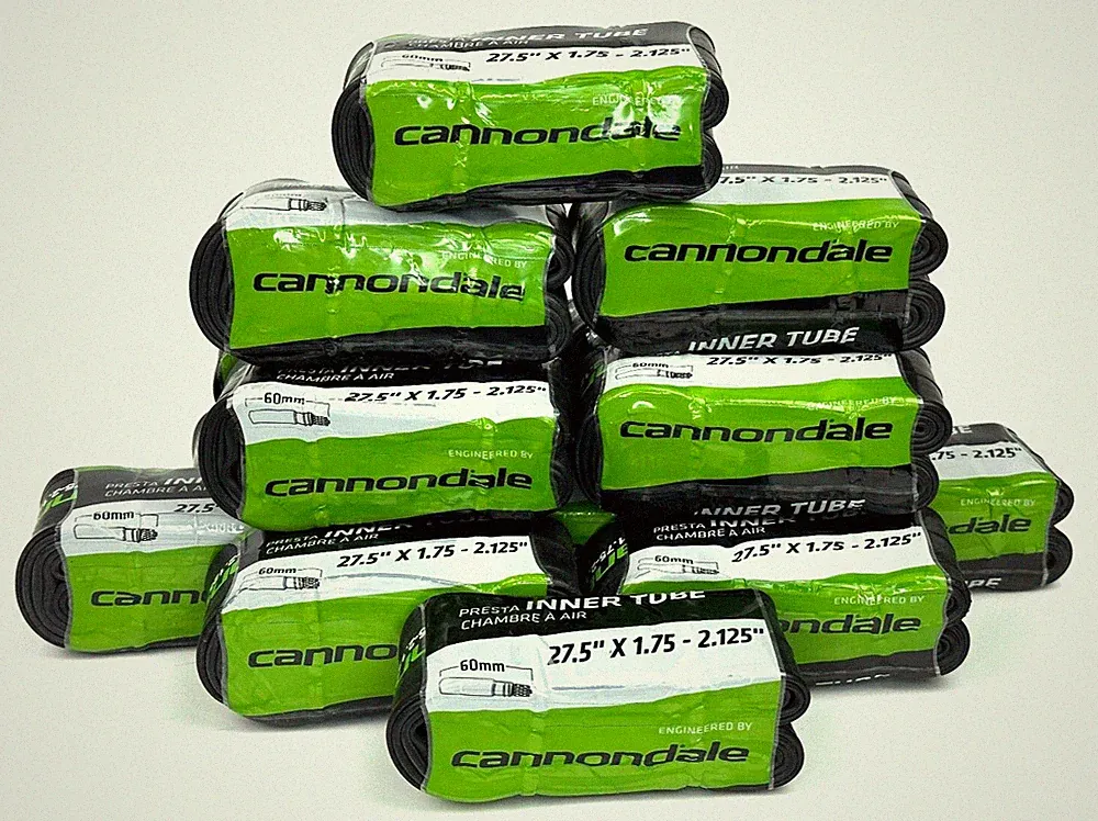 Lot of 15 Cannondale 27.5 x 1.75 - 2.125" 60mm Presta Valve Bicycle Inner Tube
