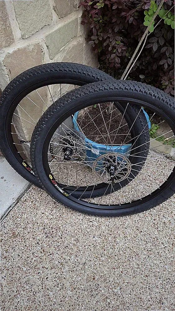 Mavic X 317 Disc Bike Bicycle Wheel Rim Tire Parts Set Cannondale Hubset Wind