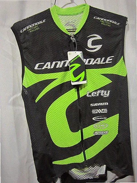 NEW Cannondale Men's Medium SMS CFR Sleeveless MTB XC Cycling Jersey Vest Gilet