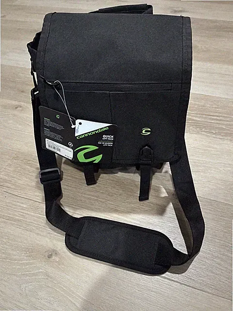 New Cannondale Quick City Tech QR Handlebar Bag, Biking Bicycle Cycling Pannier