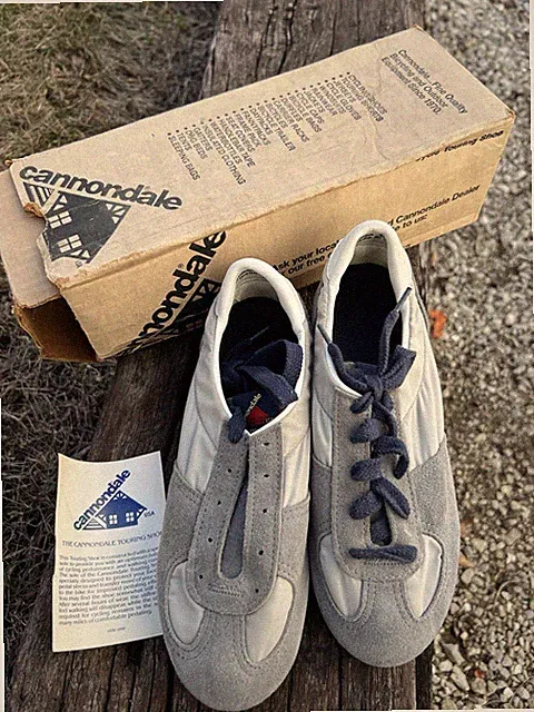 NOS vintage Cannondale Touring Cycling Shoes Womens size 5.5 Made in USA Bicycle