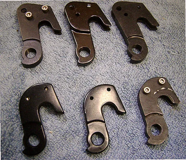 Six(6), NOS, Cannondale USA Aluminum Replaceable Derailleur Hangers,2-bolt style