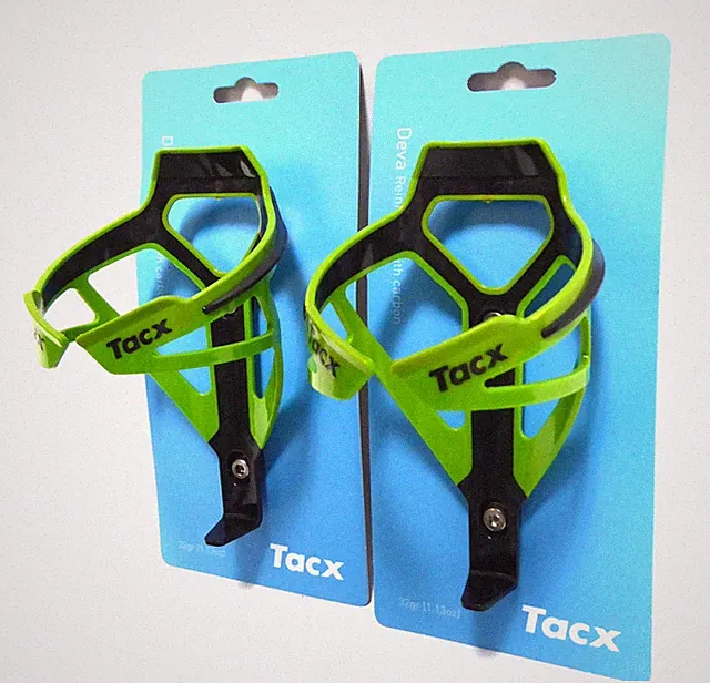 Tacx Deva Water Bottle Cages Pair Cannondale Green