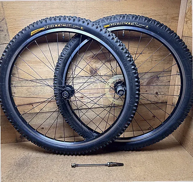 Vintage 26” Cannondale CODA Expert Lefty Wheel Set 9x100 10x135 mm QR Rim / Disc