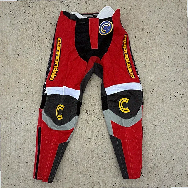 VINTAGE 90s CANNONDALE MTB Racing Pants NWT Deadstock Red/Black Size 30 DH BMX