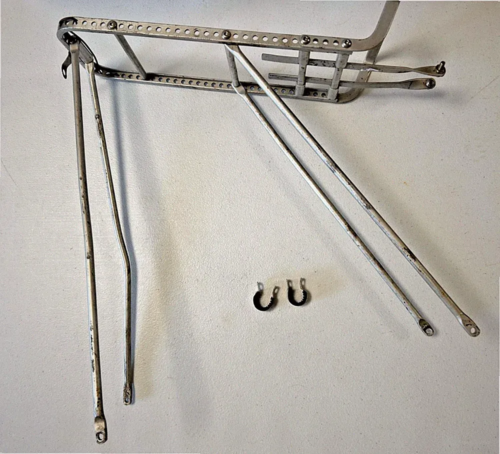 Vintage Cannondale Aluminum Rear Bike Rack, Adjustable 1980's