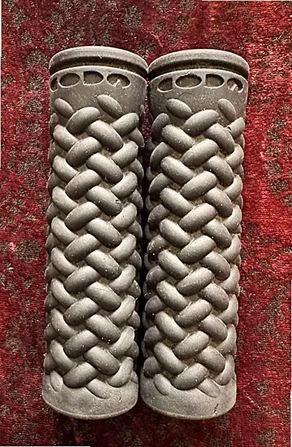 Vintage Cannondale Coda Basket Weave Grips | 90s MTB | 105mm | Black