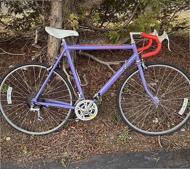 Vintage Cannondale ST1000 ST600 Road Bike Men’s Purple 1980’s Tall 24” Alloy USA