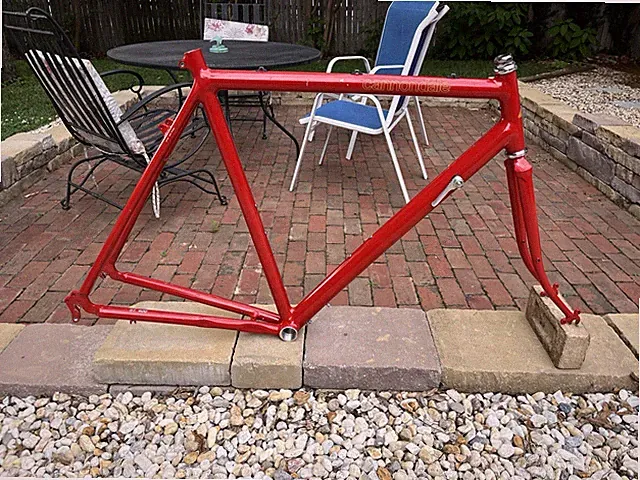 Vintage Cannondale ST400 Touring Frameset 23” Including Headset And Shift Levers