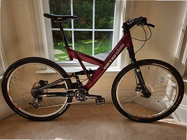 Vintage Cannondale Super V-900 Comp Full Suspension Mountain Bike - upgraded