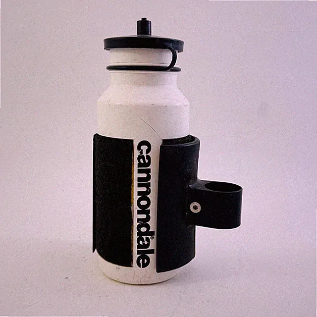 Vintage Cannondale Water Bottle Clamp Mount White Black Bike Cycling A49