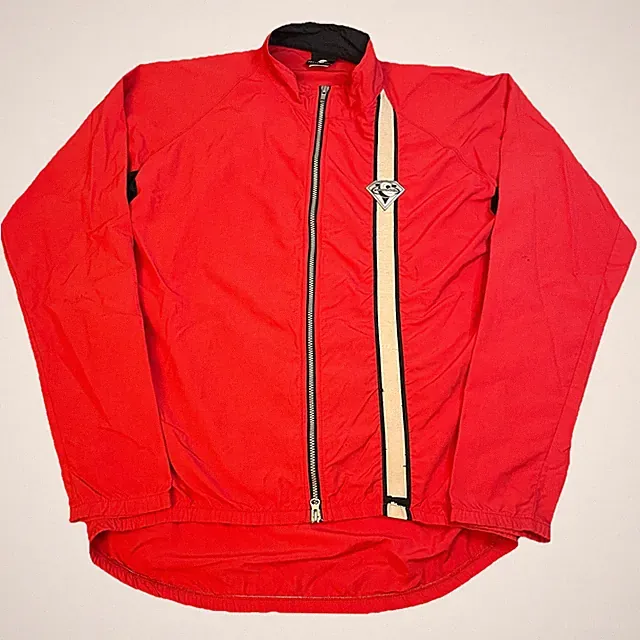 Vintage Cannondale Windbreaker Jacket Men’s XL Cycling Gear Red Zip Bicycle 90s
