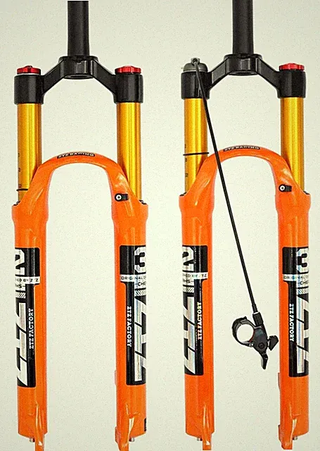 ZTZ 26/27.5/29 inch MTB Air Suspension Fork 120mm Travel 1-1/8 Straight Tube